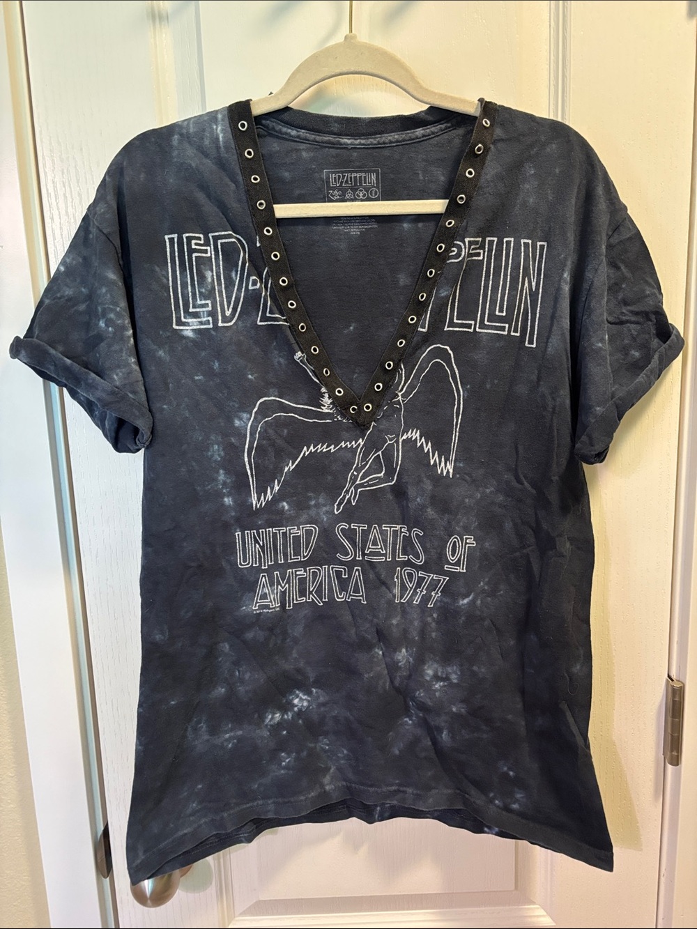 Handmade Led Zeppelin V-Neck